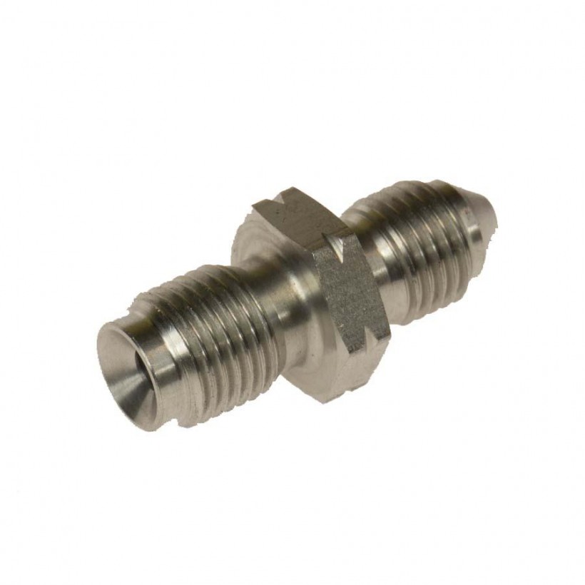 RVS adapter male/male D-04 – 7/16×24 concave