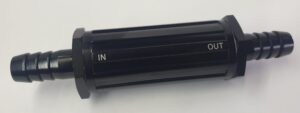 Brandstof filter 9 mm aansluitingen