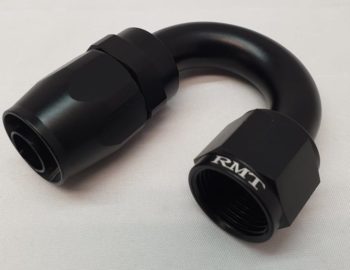 D06 Slang adapter lightweight 180 graden zwart